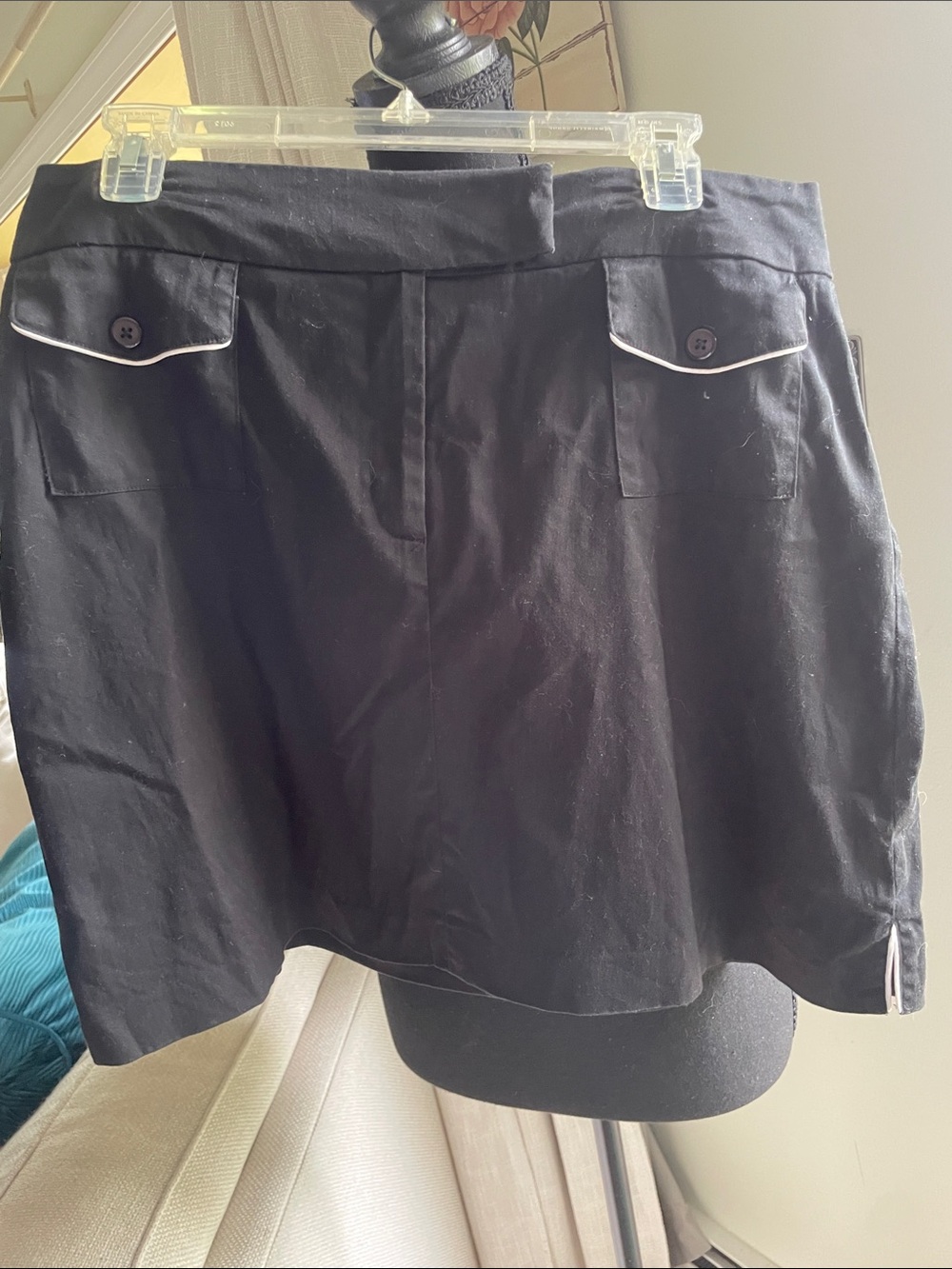Herman Geist Black Mini Skirt with Classic Label NWOT